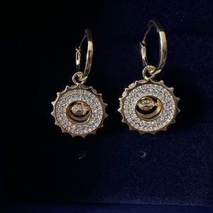 Authentic Swarovski rota drop earring